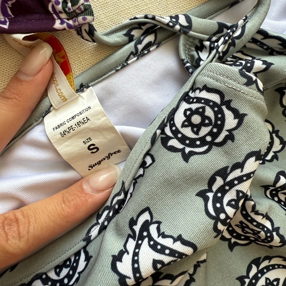 Colorful Patterned Bikini Set - Picture 2 of 2